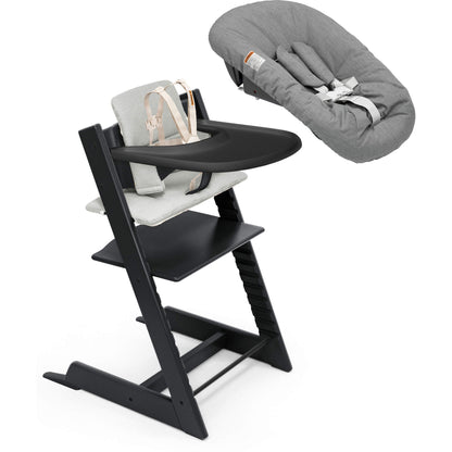 Stokke Tripp Trapp High Chair² with Cushion, Newborn Tray and Newborn Set - Twinkle Twinkle Little One