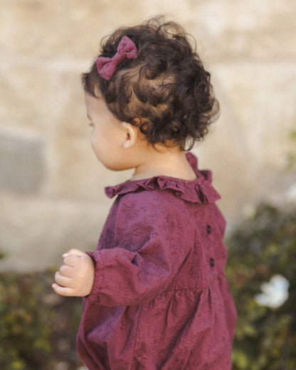 Adeline Romper - Fig - Twinkle Twinkle Little One