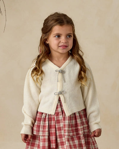 Bow Cardigan || Natural - Twinkle Twinkle Little One