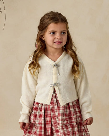 Bow Cardigan || Natural - Twinkle Twinkle Little One