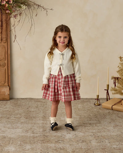 Bow Cardigan || Natural - Twinkle Twinkle Little One