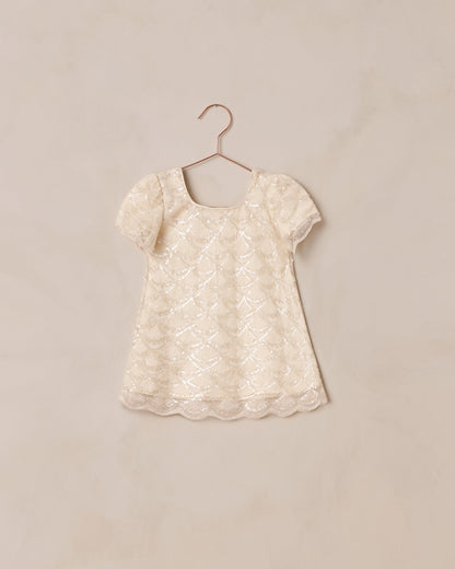 DAISY DRESS | SILVER METALLIC - Twinkle Twinkle Little One