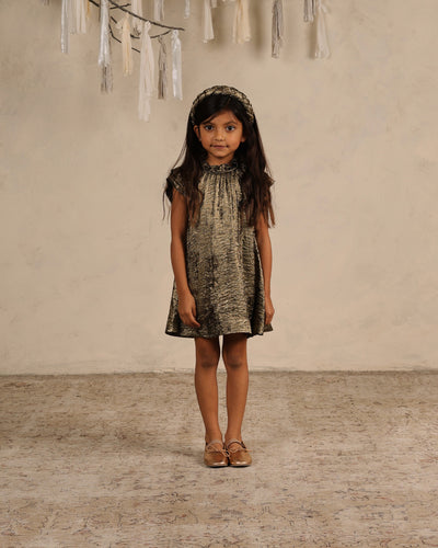 Isabella Dress - Gold - Twinkle Twinkle Little One