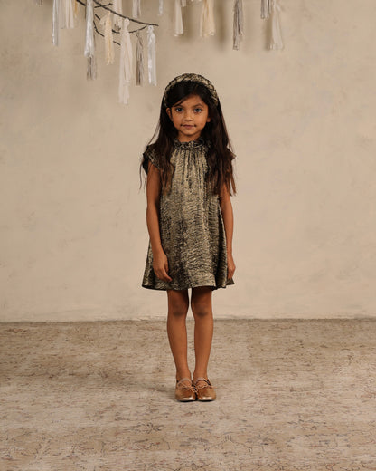 Isabella Dress - Gold - Twinkle Twinkle Little One