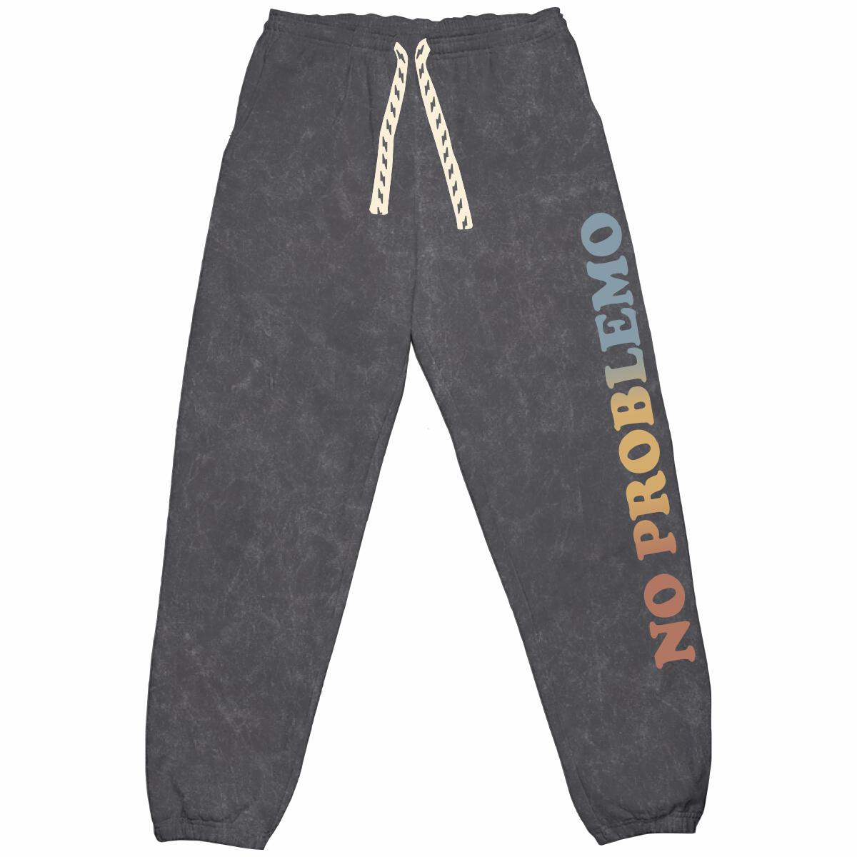 Tiny Whales No Problemo Sweatpant - Mineral Black