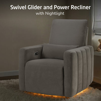 Maxi-Cosi Nursery Dorian Swivel Glider & Power Recliner with Nightlight