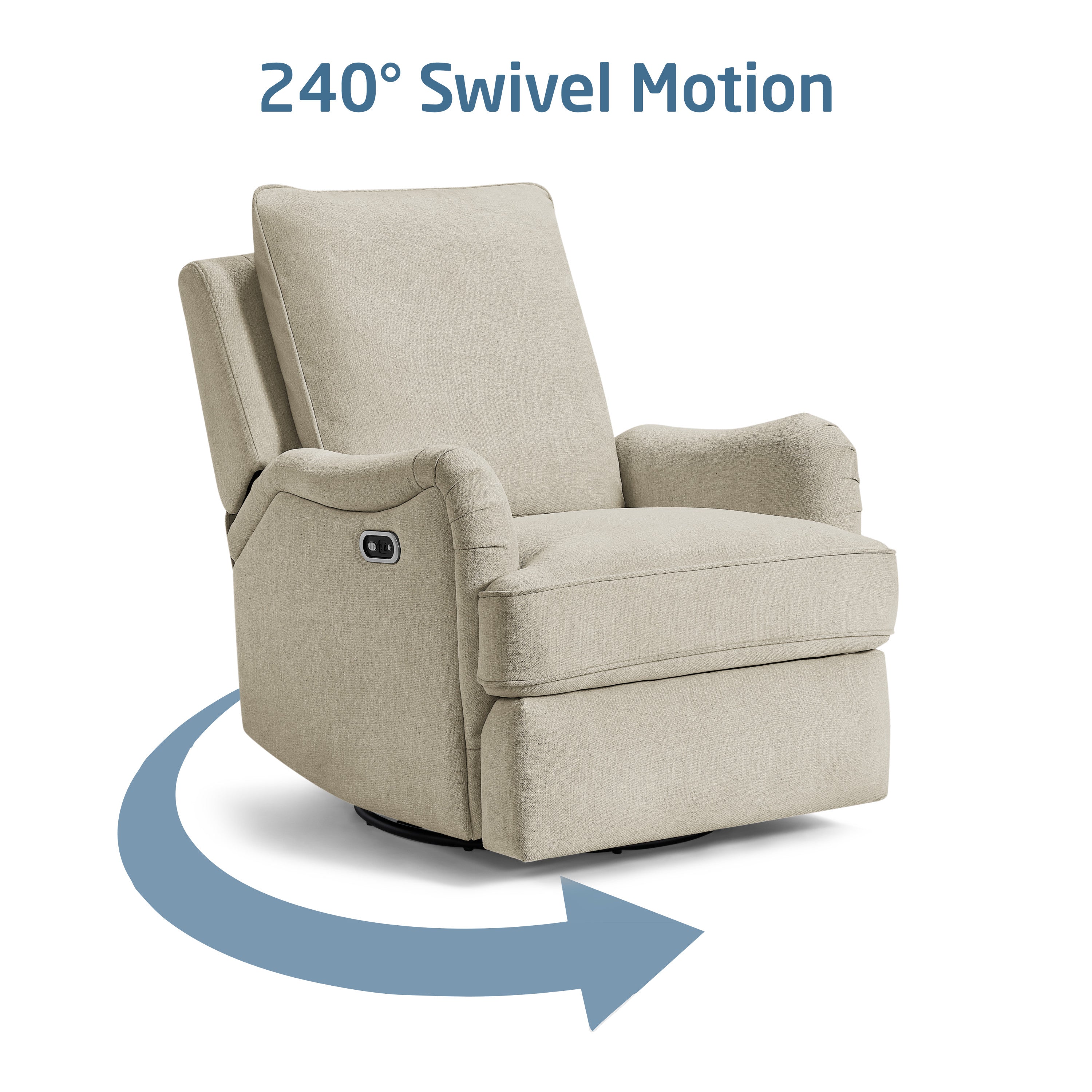 Maxi-Cosi Nursery Lindon Swivel Glider & Power Recliner