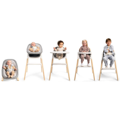 Nuna BRYN High Chair + Newborn Rocker Seat