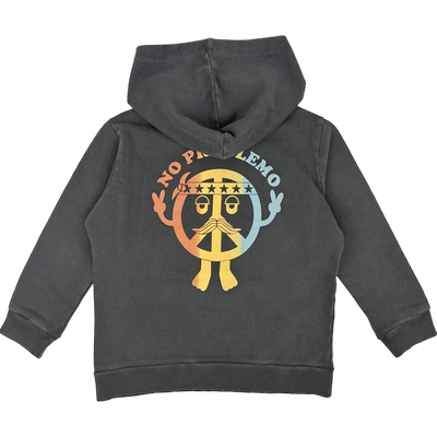 Tiny Whales No Problemo Hoodie - Mineral Black - Twinkle Twinkle Little One