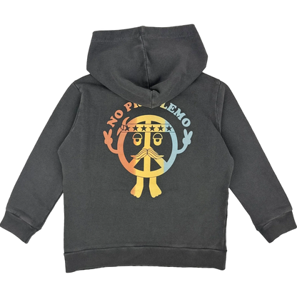 Tiny Whales No Problemo Hoodie - Mineral Black - Twinkle Twinkle Little One