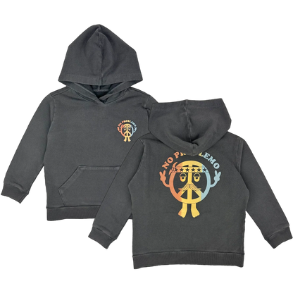 Tiny Whales No Problemo Hoodie - Mineral Black - Twinkle Twinkle Little One