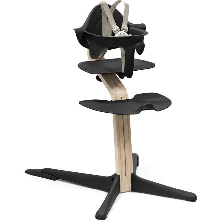 Buy black-natural Stokke Nomi High Chair Bundle