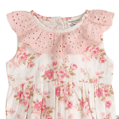 Nova Floral Organic Baby Romper & Headband Set
