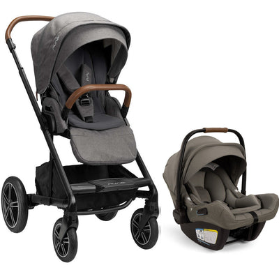 Nuna MIXX Next with Magnetic Buckle + PIPA Aire RX Infant Car Seat with Relx base Travel System