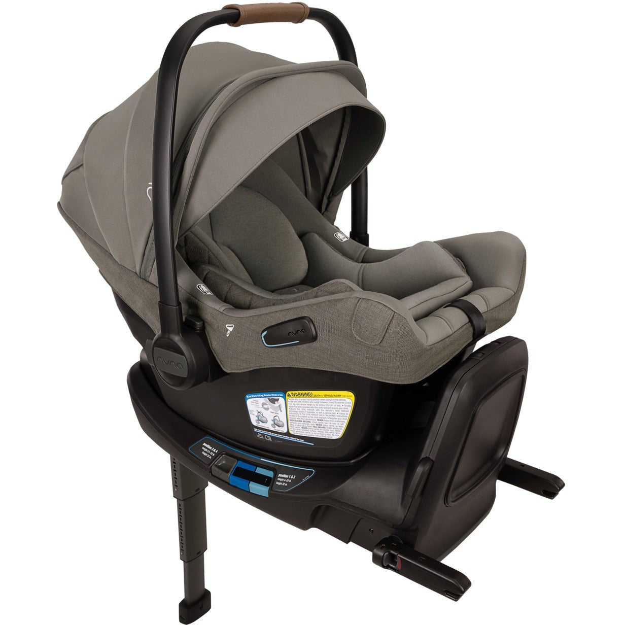 Buy granite Nuna Pipa Aire RX Infant Car Seat + RELX Base