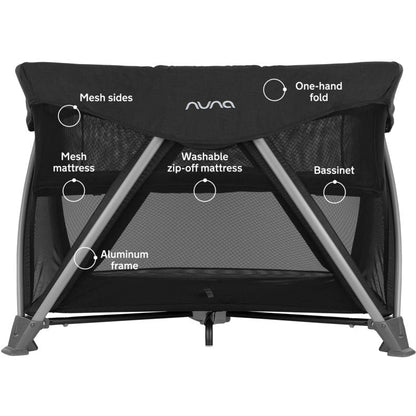 Nuna SENA Aire Playard with Zip-Off Bassinet - Twinkle Twinkle Little One
