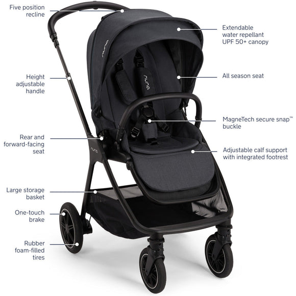 Nuna TRIV Next Stroller + Pipa Urbn Travel System - Twinkle Twinkle Little One