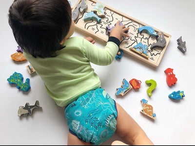 Ocean A To Z Puzzle & Playset - Twinkle Twinkle Little One