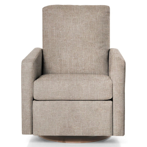 Floor Model: Drew Swivel Gliding Recliner- HP Trek Pebble Manual recliner - Twinkle Twinkle Little One