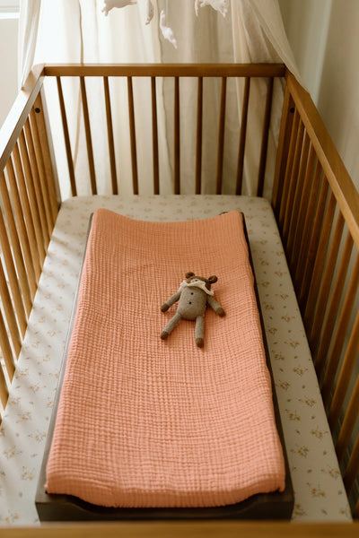 Dainty Floral Crib Sheet