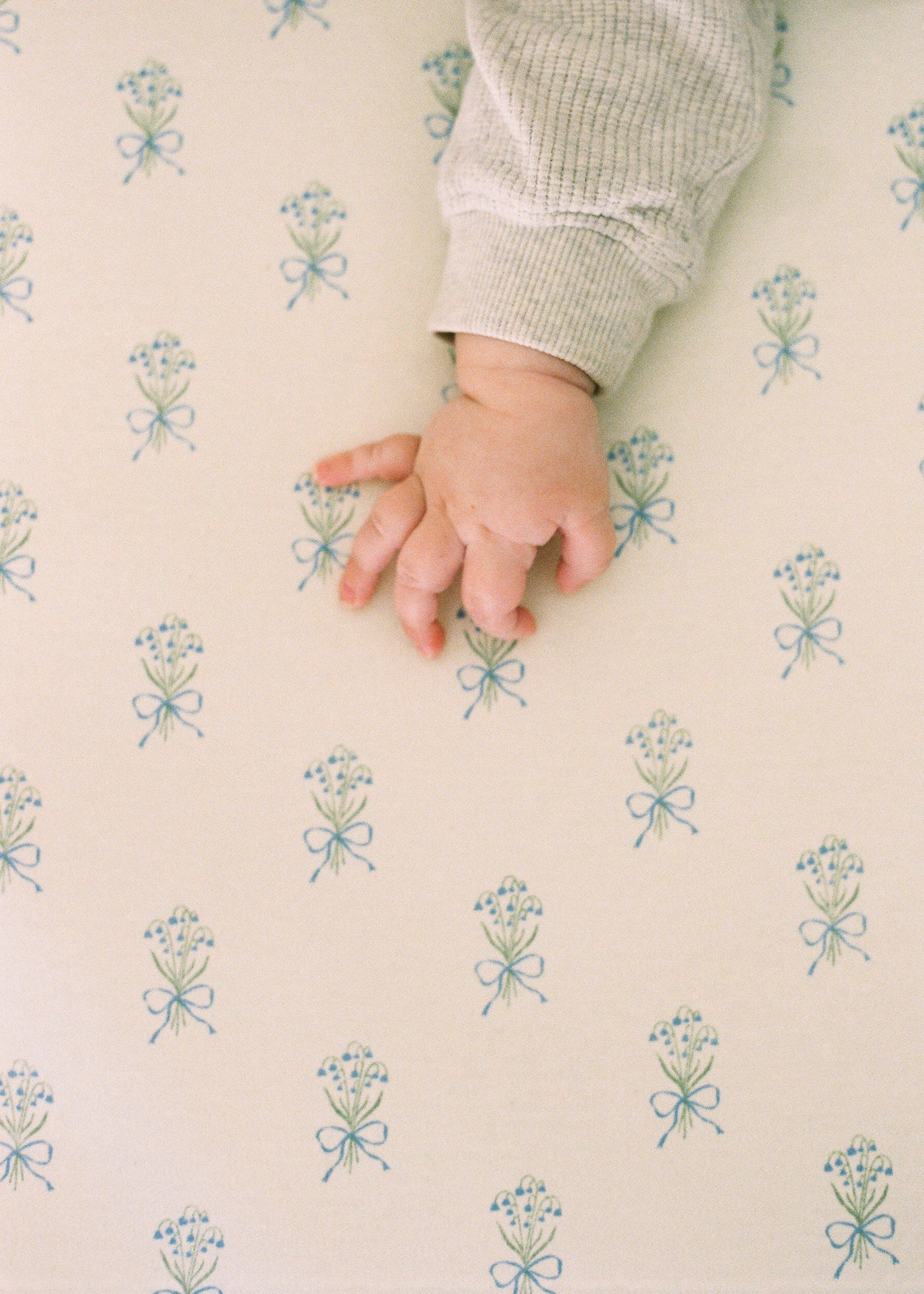 Lily of the Valley Crib Sheet