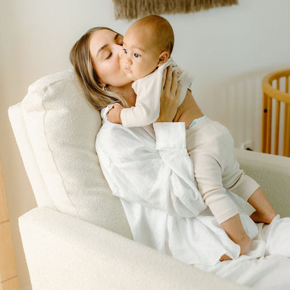 Oilo Drew Recliner + Swivel Nursery Glider