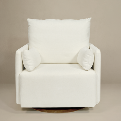 Oilo Ollie: A Chair and a Half Swivel Nursery Glider with Back Recline