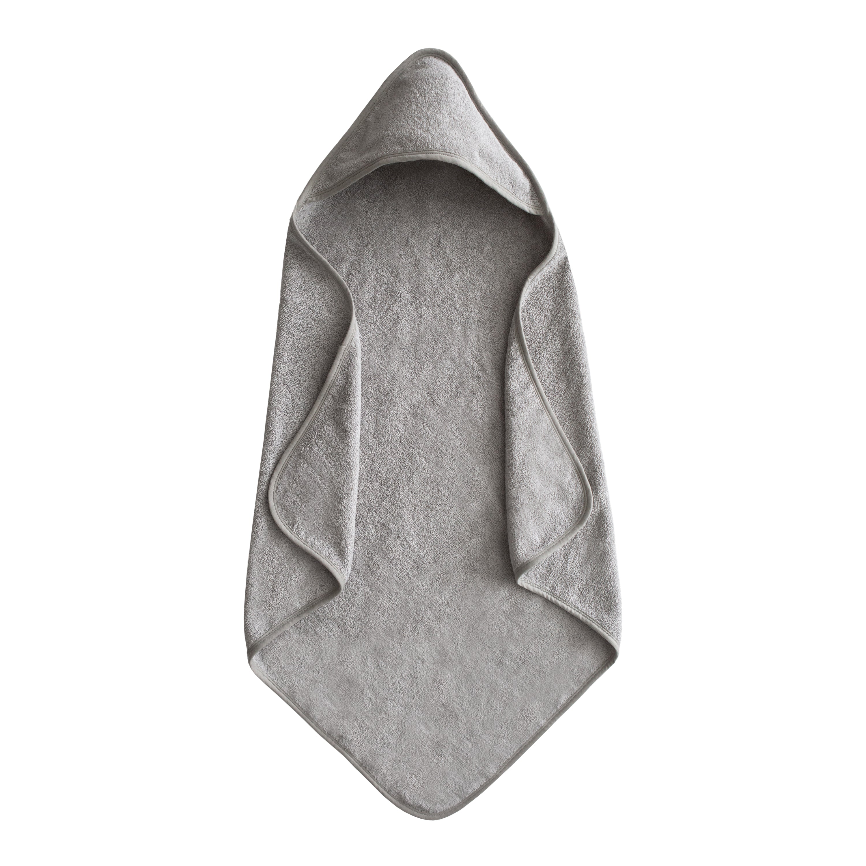 Buy gray Organic Cotton Baby Hooded Towel