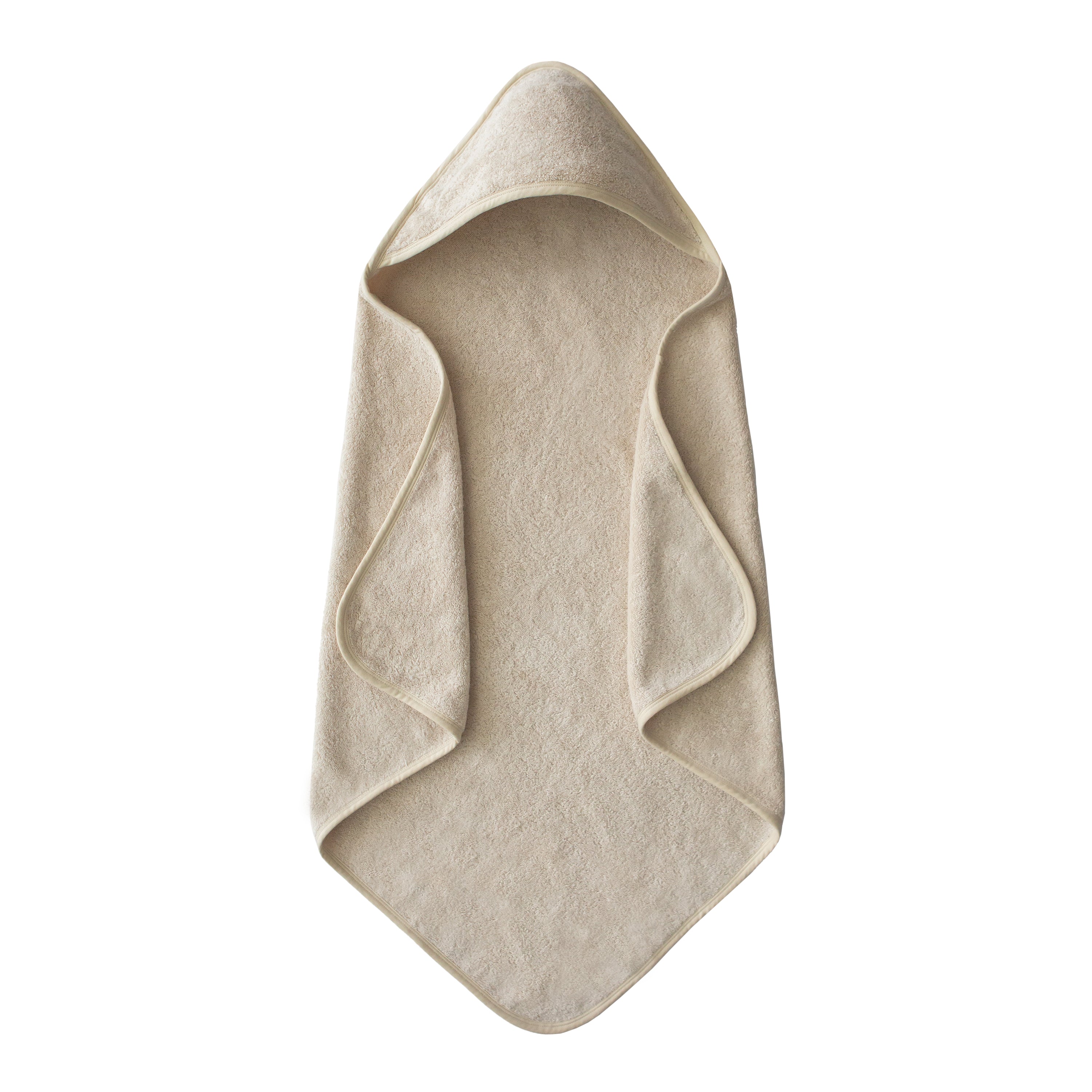 Buy vanilla Organic Cotton Baby Hooded Towel