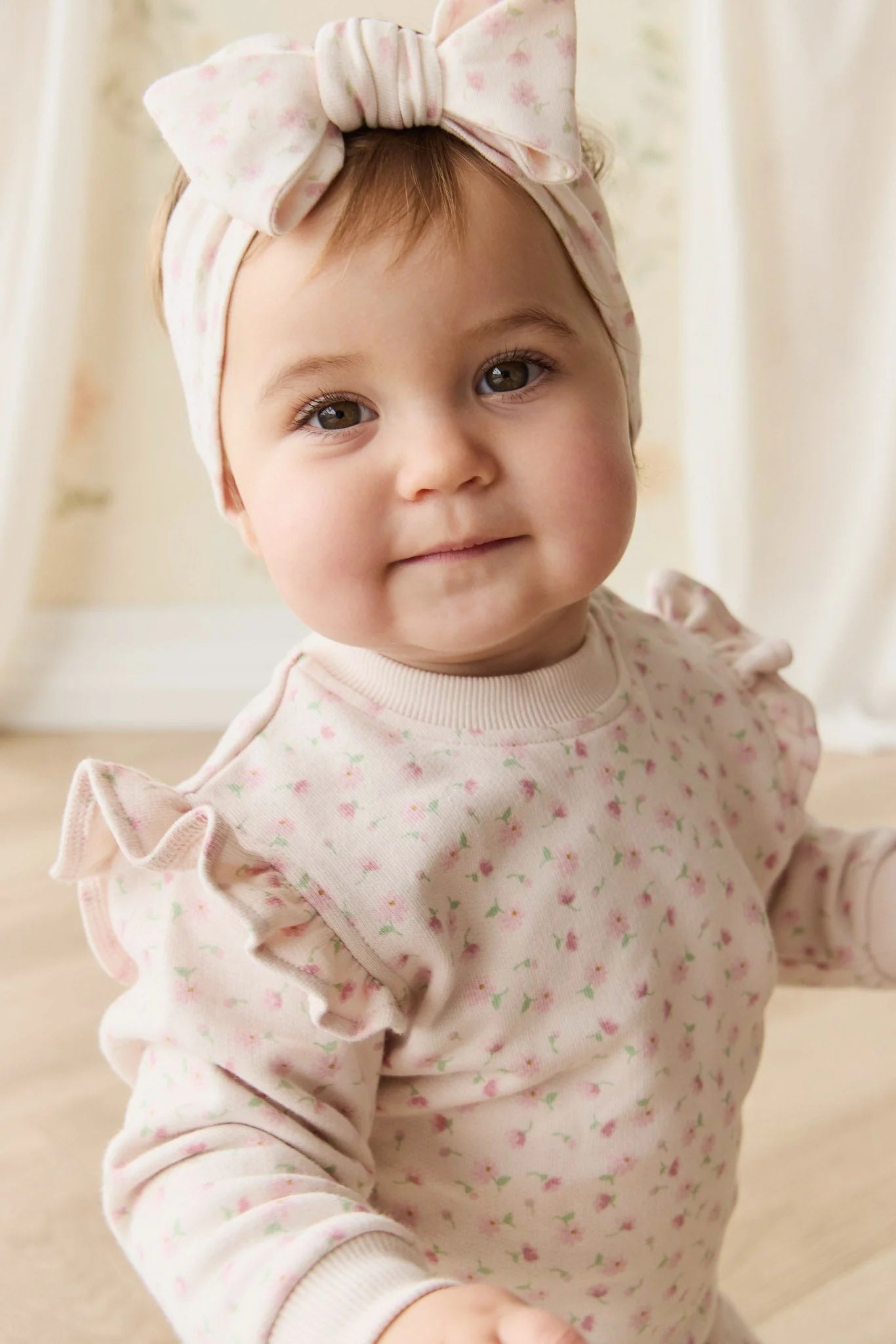 Organic Cotton Lilith Sweatshirt & Track Pant - Victoria Blush - Twinkle Twinkle Little One