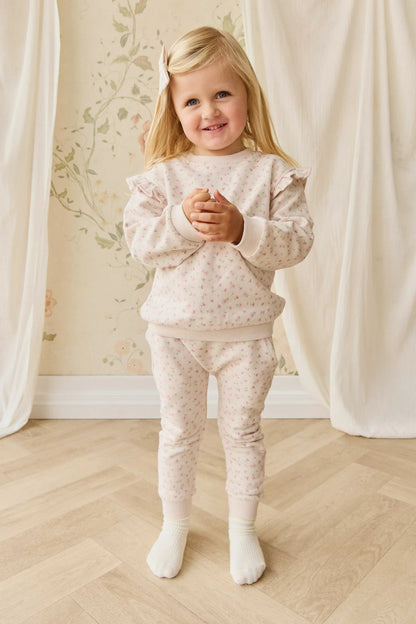 Organic Cotton Lilith Sweatshirt & Track Pant - Victoria Blush - Twinkle Twinkle Little One