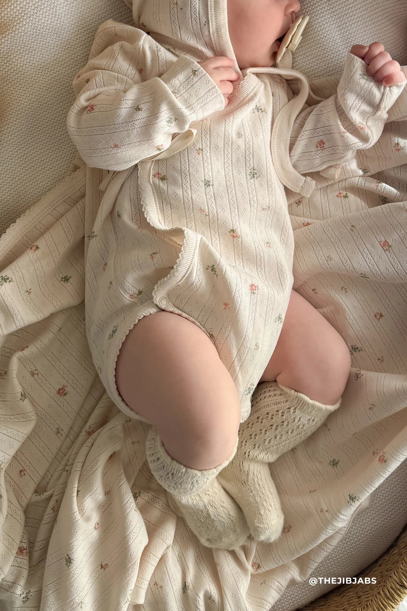 Organic Cotton Pointelle Murphy Wrap - Sweet Magnolia Simple - Twinkle Twinkle Little One