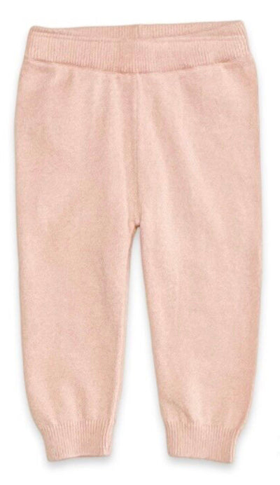 Hearts Embroidered Slouchy Sweater Knit Baby Pullover & Pant Set - Rosewood Pink - Twinkle Twinkle Little One