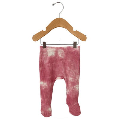 Organic Waffle Kimono & Pant Set-Orchid Pink Tie Dye - Twinkle Twinkle Little One