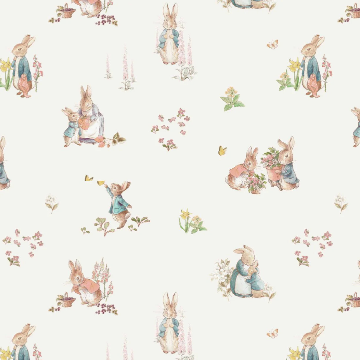 PETER RABBIT™ COTTON MUSLIN CRIB SHEETS