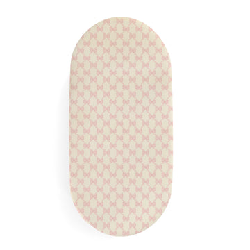 BASSINET SHEET / CHANGING PAD COVER - BOWS - Twinkle Twinkle Little One