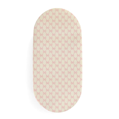 BASSINET SHEET / CHANGING PAD COVER - BOWS - Twinkle Twinkle Little One