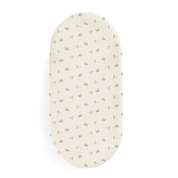 BASSINET SHEET / CHANGING PAD COVER - AIRPLANE BEAR - Twinkle Twinkle Little One