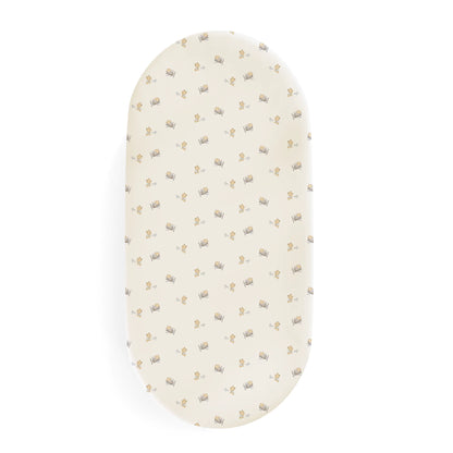 BASSINET SHEET / CHANGING PAD COVER - AIRPLANE BEAR - Twinkle Twinkle Little One