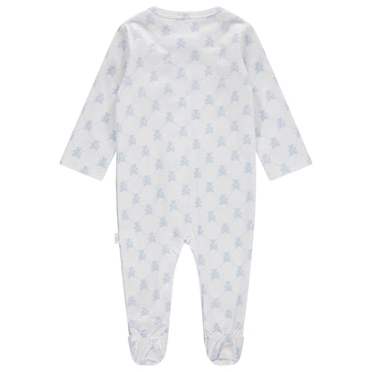 ZIPPER FOOTIE - TEDDY BLUE - Twinkle Twinkle Little One