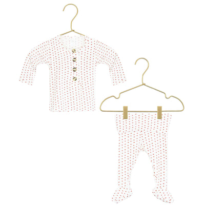 Poppy Top, Bottom & Top Knot Hat Set - Twinkle Twinkle Little One