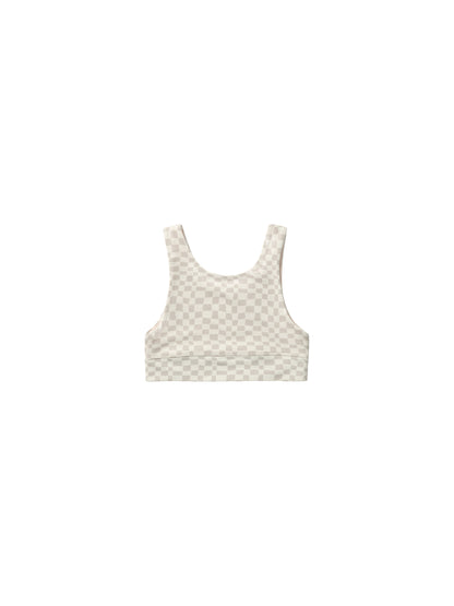 Swift Sports Bra - Dove Check - Twinkle Twinkle Little One