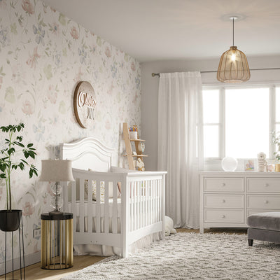 Silva Furniture Serena Crib | 5-in-1 Convertible | Solid wood
