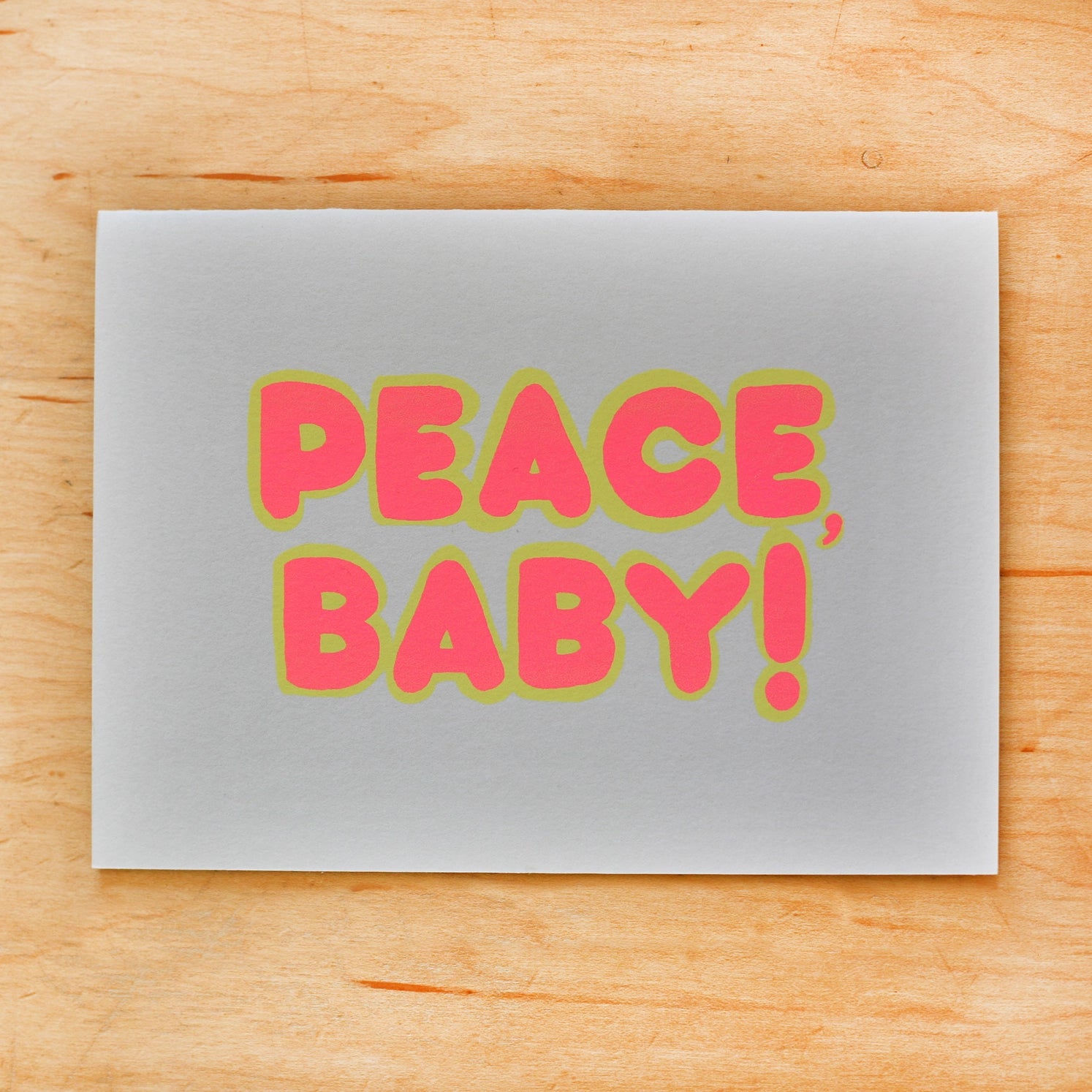 Peace Baby Greeting Card - Twinkle Twinkle Little One