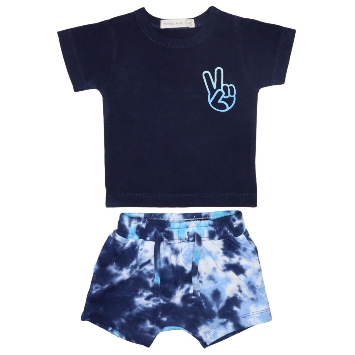 Peace Out Tee & Shorts Set - Twinkle Twinkle Little One