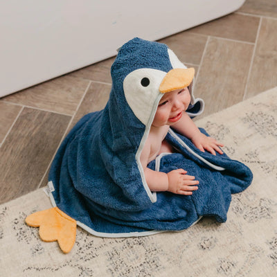 Pebbles Character Bamboo Hooded Towel - Twinkle Twinkle Little One
