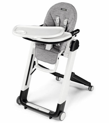 Peg Perego Siesta High Chair - Wonder Grey (Stain Resistant Fabric) - Twinkle Twinkle Little One