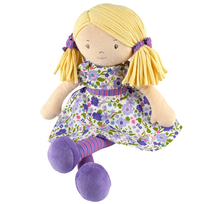 Peggy Blonde Hair with Lilac and Pink Dress - Twinkle Twinkle Little One
