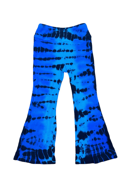 Tie Dye Flare Pant - Royal - Twinkle Twinkle Little One