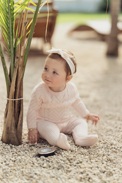 Pretty Pointelle Footie - Twinkle Twinkle Little One